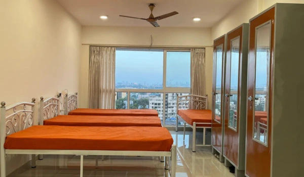 triple sharing room in andheri east, boys girls pg in andheri east, hostel in andher